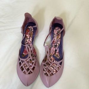 Irregular Choice shoes pale lavender